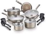 T-Fal Initiatives Ceramic Non-stick 14 Piece Cookware Set
