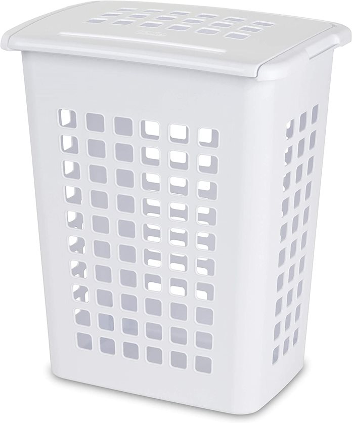 Sterilite Laundry Hamper White
