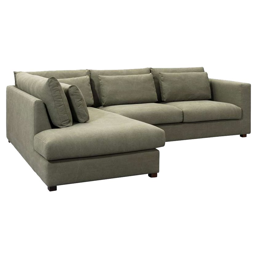 Corner Sofa Chelsea - Olive Green