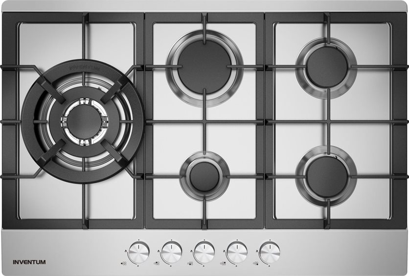 Built-in Gas Hob 5 Burner Stainless Steel (75cm)