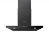 Block Chimney Extractor Hood - Black - 90 cm