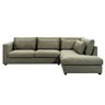 UMIX corner sofa Chelsea right - olive green