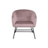 Armchair Belfast - velvet - dusty pink