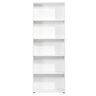 Bookcase Rome - white - 197x70x29.8 cm