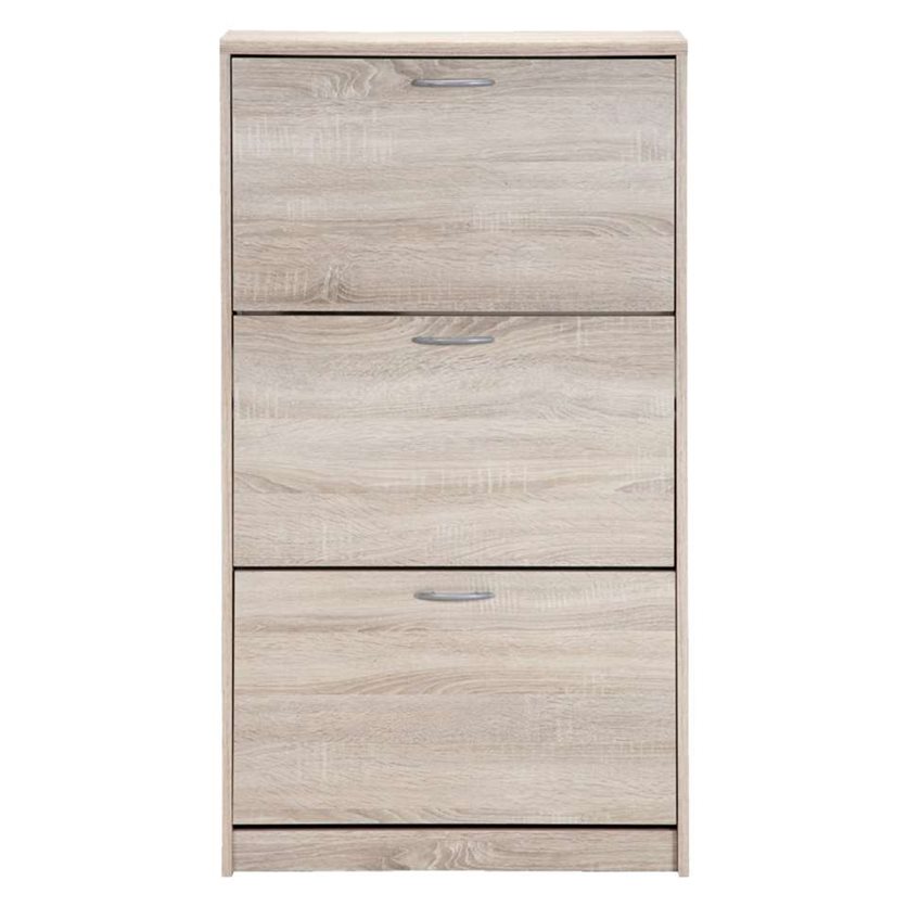 Shoe cabinet Porto 6 - oak color - 125x68x25 cm
