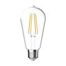 Illuminate stylishly with Tungsram LED ST64 Filament Bulb 7W E27 3000K.