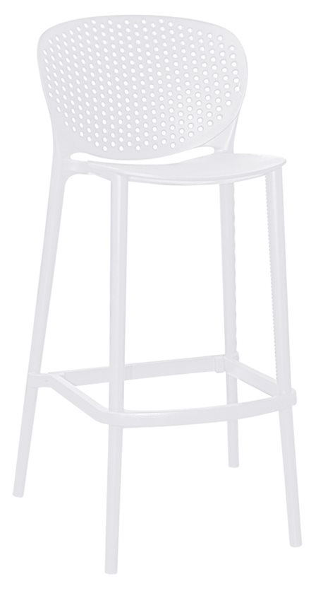 White Bar Chair by Soho Furniture.
