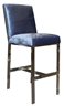 Blue Bar Chair with Stainless Steel - Kennedy Center