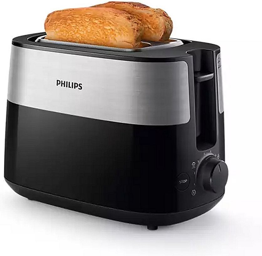 Daily Toaster - 2 Slices - Black/Gray