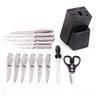 Baldwyn 14 pc Cutlery Set W/Black Wood Block - Brushed Satin - SS - 1.8/1.5/1.2 mm
