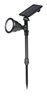 3W 3000K 300Lm Black Solar Led Outdoor Luminaire
