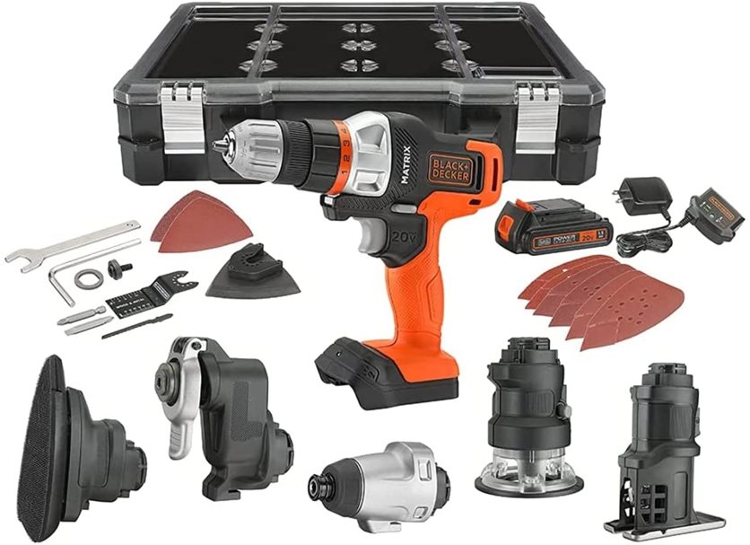 Black & Decker Matrix 6 Tool Kit with Case