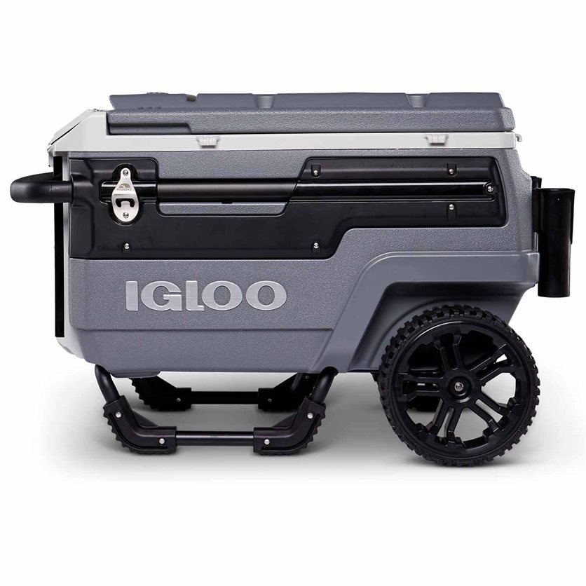 Trailmate Marine Wheeled Cool Box - Black & Gray