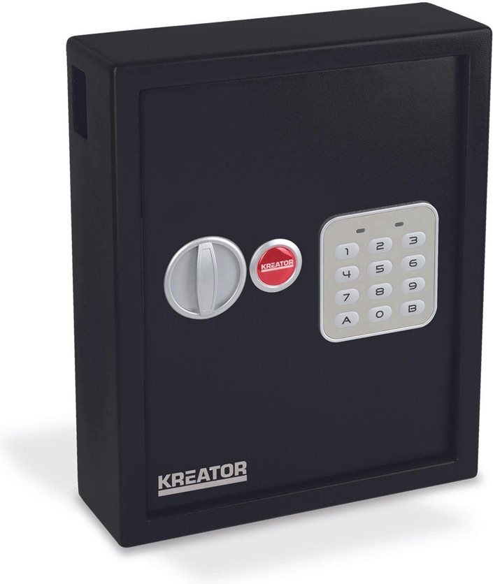Electronic Key Safe - 48 Hooks - Black