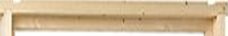 Knotty Pine Short Top Door Frame, 1100x85x65mm.
