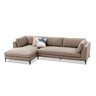 Hermes Left Facing Sectional - Zara Taupe