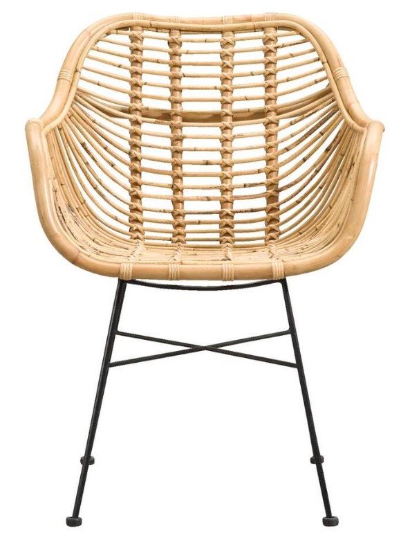 Julan Rattan Dining Chair - Natural Charm for Your Dining Room