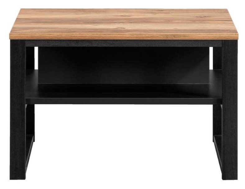 Luc Side Table - Anthracite/Oak Color
