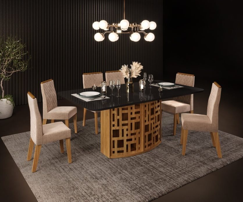 Dining Table Kali - Black