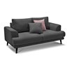 Loveseat Vulcan Dark Grey.