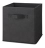 Whitmor Fabric Collapsible Storage Cube - Black