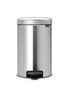 Brabantia Pedal Bin newIcon, 12L - Matt Steel Fingerprint Proof
