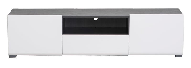 Enzo TV Shelf - White Gloss
