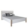 Selena Bed - Brushed Oak/Matt White