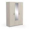 Pricy 3 Wardrobe - 3 Door/1 Mirror - Shannon Oak