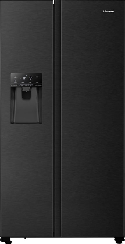 Freestanding American Refrigerator - Black
