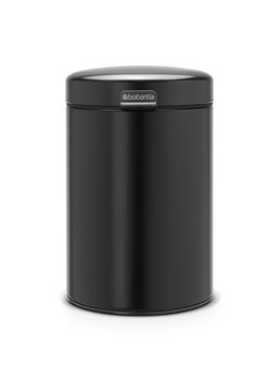 Brabantia Wall Mounted Bin newIcon, 3L - Matt Black
