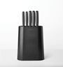 Knife Block plus Knives, TASTY+ - Dark Grey