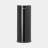 Toilet roll dispenser black