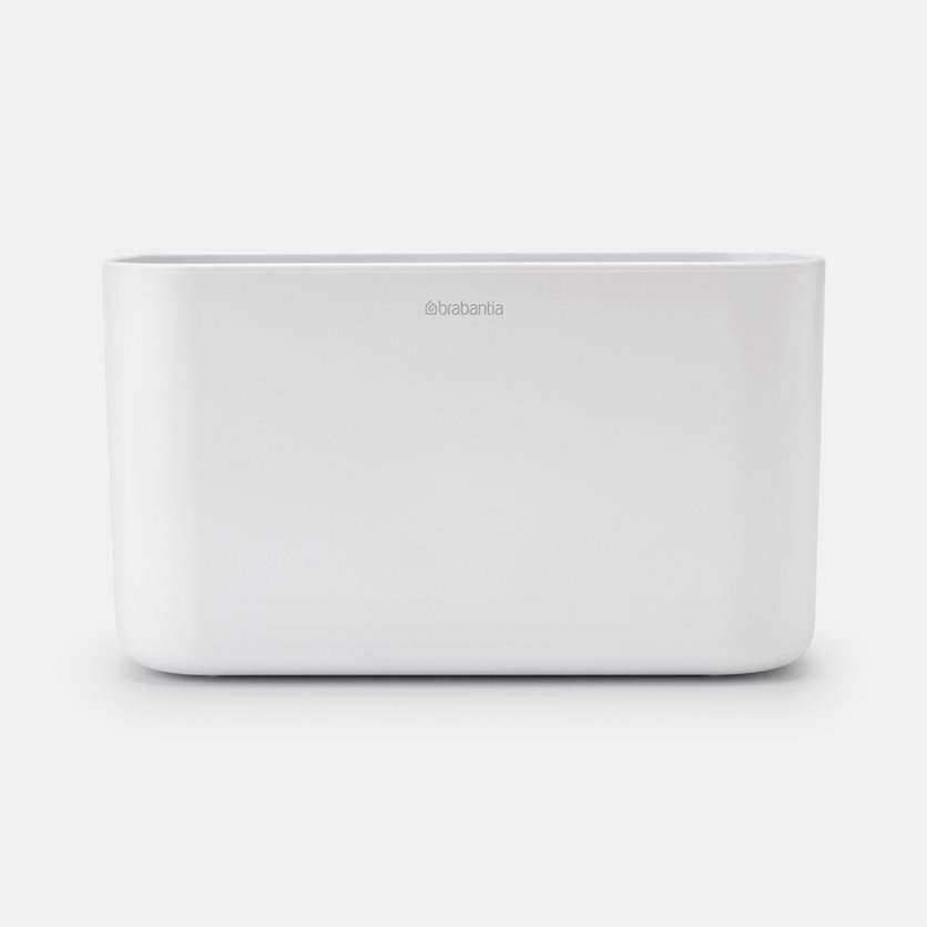 Bathroom caddy white