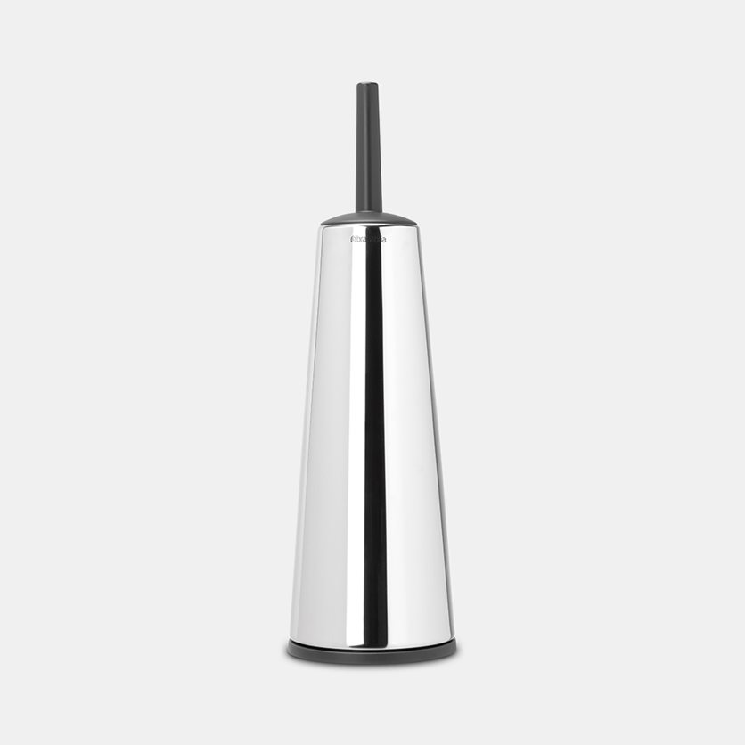 Toilet brush & holder steel by Brabantia.