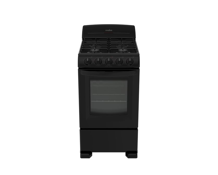 Gas Stove 20 4 Burners Black