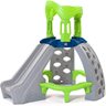 Kid's Castle Top Outdoor Mountain Climber with 2 Climbing Rock Walls and Slide