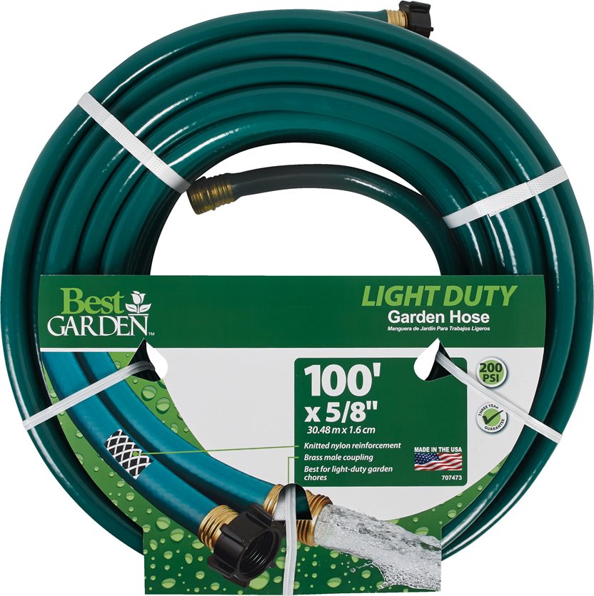 Best Garden Light-duty Garden Hose - 5/8X100&apos;