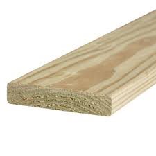 Lumber Pine Pressure Treated Size: 5/4x6 Inch Length: 10 feet