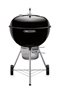 Quality 22 charcoal kettle in classic black.