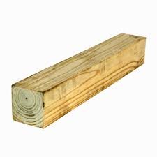 Lumber Pine Pressure Treated Size: 4x4 Inch Length: 8 feet