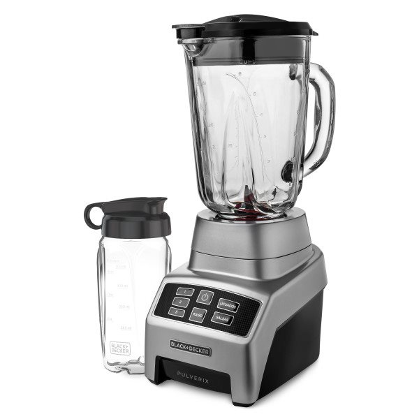 700 Watt Black + Decker Pulverix Digital Blender with 6 Blades and Glass Jug