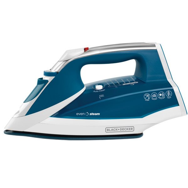 Black & Decker EvenSteam Iron, Blue