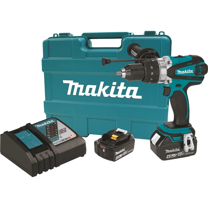 Makita 18V LXT Lithium-Ion Hammer Driver-Drill Kit - 127V/50-60Hz