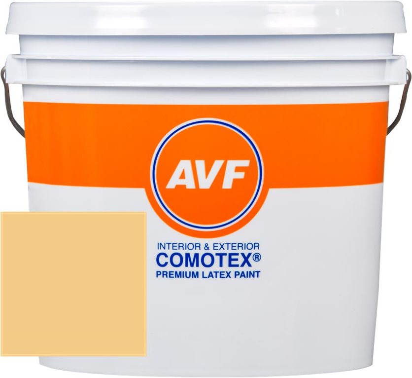 AVF Comotex® is a high quality flat Acrylic interior and exterior paint.