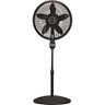 18 Cyclone Pedestal Fan with Remote - Black