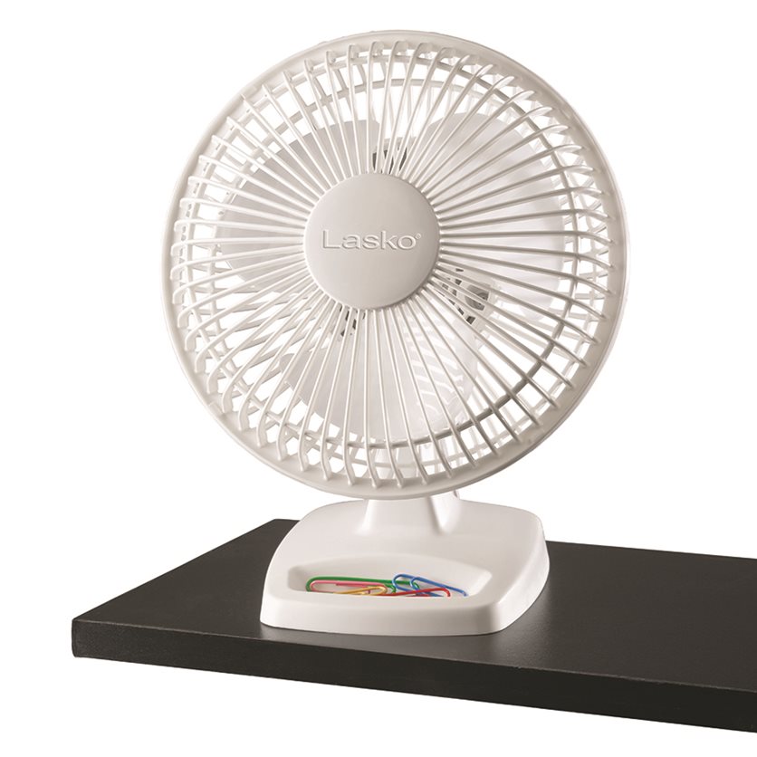6 Personal Table Fan - white