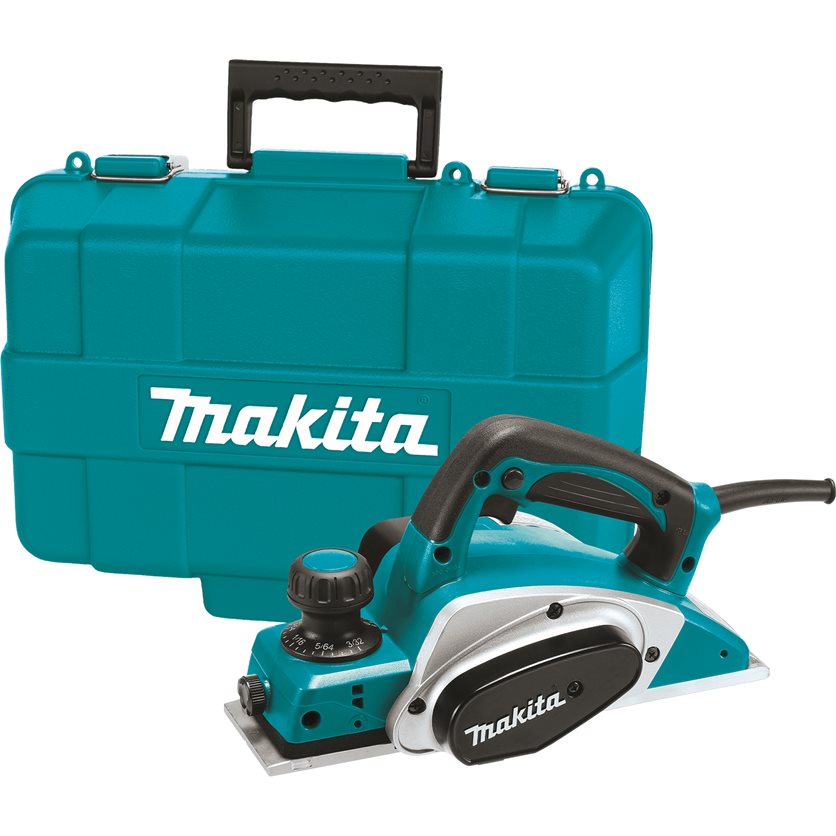 Makita 3-1/4 Planer, 6.5 AMP, case