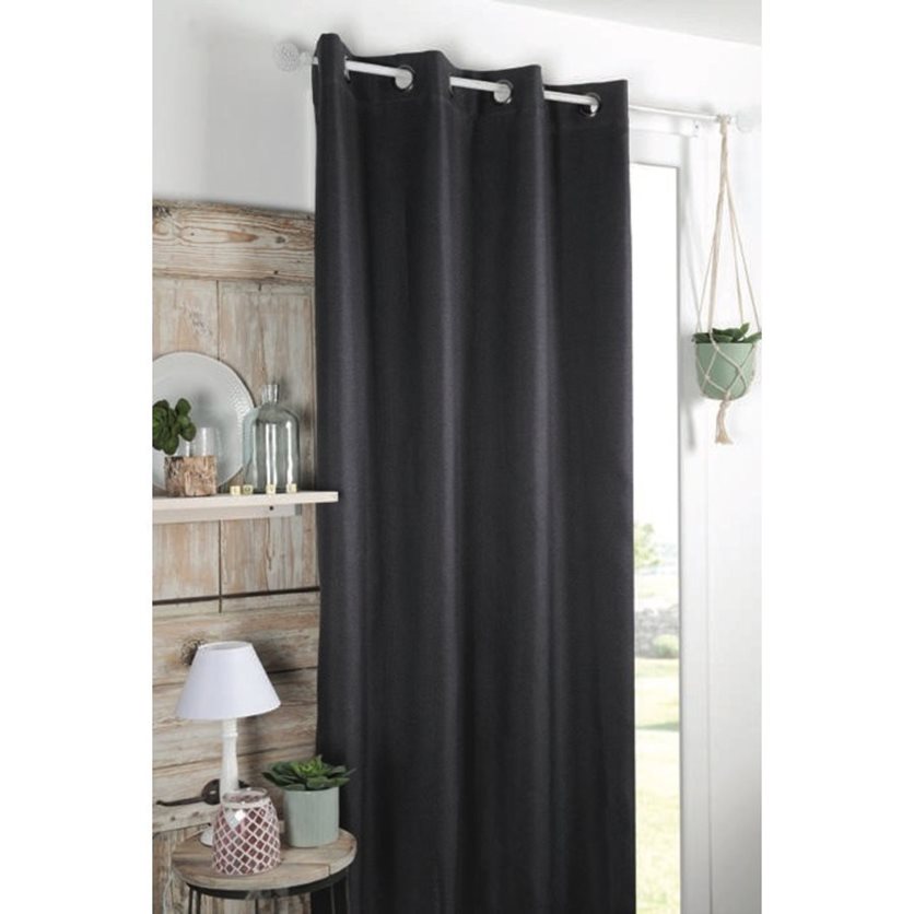 Copenhague Curtain Dark Grey 140X260 CM