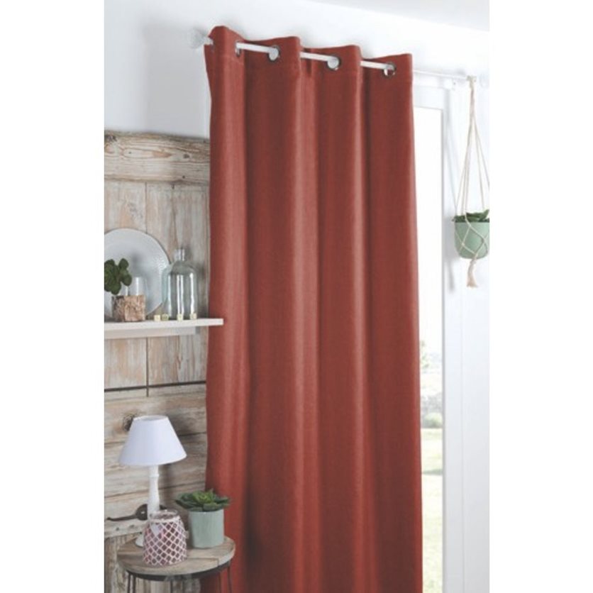 Curtain Copenhague Terracotta 140X260 CM.